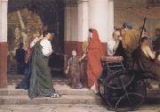 Alma-Tadema, Sir Lawrence, Entrance to a Roman Theatre (mk23)